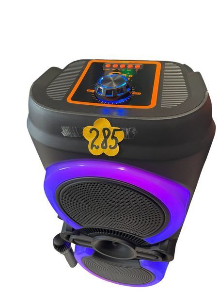 Портативная акустическая караоке колонка Bluetooth, USB, SD, FM, AUX, ZQS8285XW 22232-8285 фото