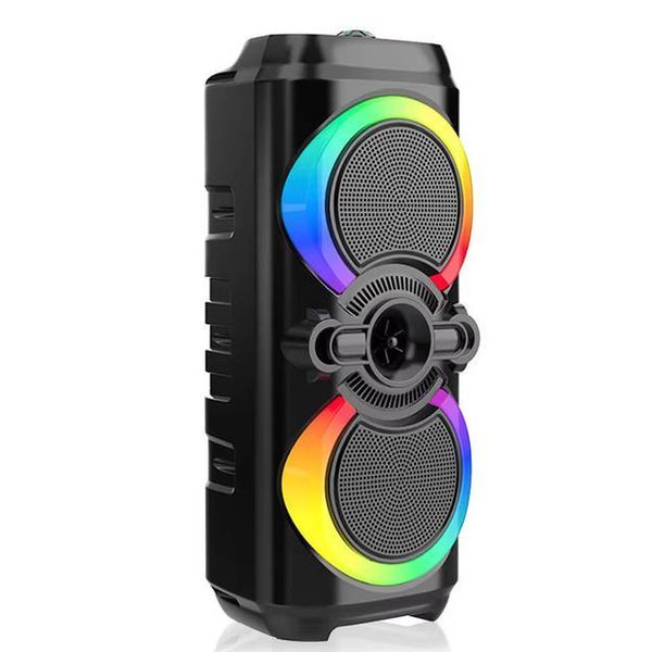 Портативная акустическая караоке колонка Bluetooth, USB, SD, FM, AUX, ZQS8285XW 22232-8285 фото