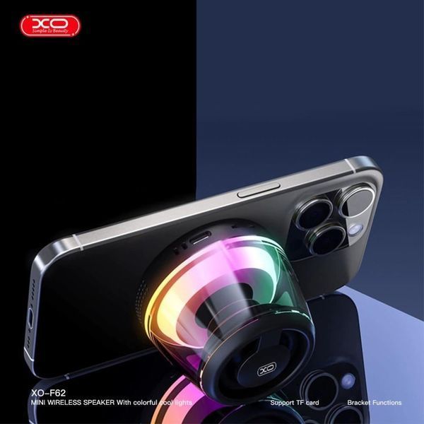 Колонка портативна XO F62 mini Magnetic 5W  2222-62 фото