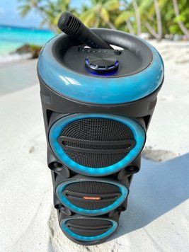 Автономная акустическая система караоке колонка TMG MS-2076BT-W (1MIC+BT+USB+FM) 2221-2076 фото