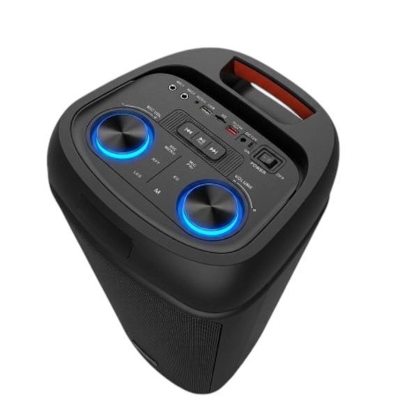 Автономная акустическая система караоке колонка TMG ZXX-9098 (BT+2MIC+USB+TWS) 2233-9098 фото