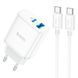 Зарядное устройство с быстрой зарядкой PD20W/QC3.0 + кабель Type-C HOCO C105A |USB/Type-C| 100-TC115A фото 3