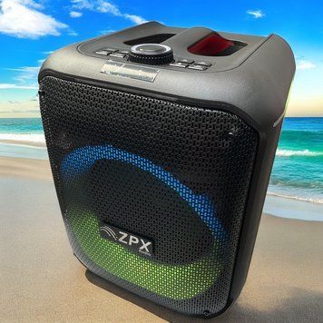 Портативная аккумуляторная колонка ZPX ZX7790, 8", 250 Вт USB/FM/Bluetooth 222210-7790 фото