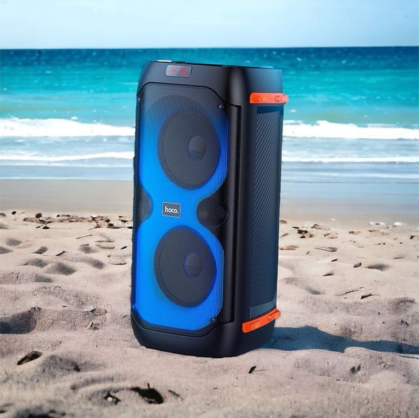 Колонка Bluetooth з караоке та мікрофонами HOCO Manhattan BS53 1000-BS53 фото