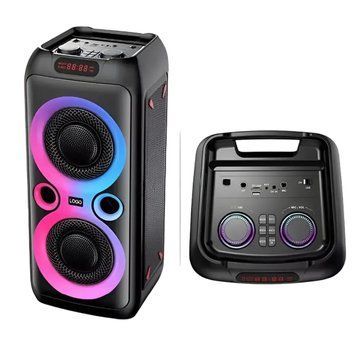 Колонка Bluetooth 8,5*2 микрофон проводной RGB подсветки - TTD-2809 1000-2809 фото