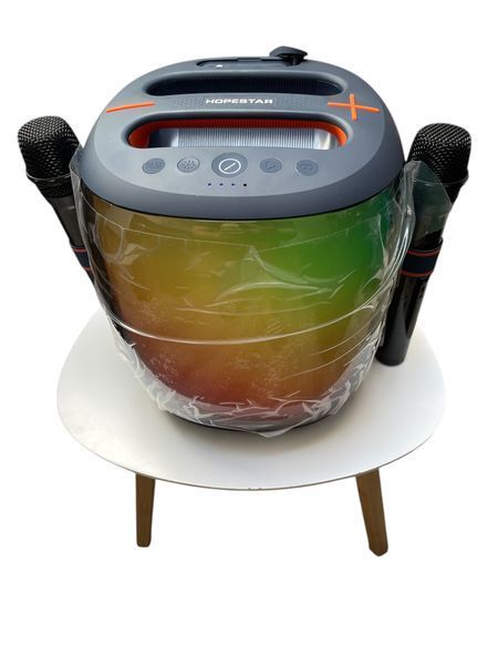Безпровідна караоке колонка з 2 Ма мікрофонами HOPESTAR Party 500 |100W, 12500mAh| 22212-500 фото