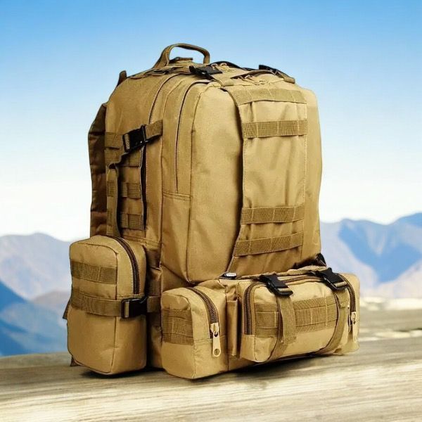 Рюкзак туристичний 4 в 1 на 50 л 2200-М50 фото