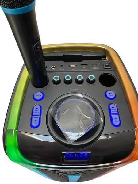 Колонка акумуляторна ROVOLT D-2806 з радіомікрофоном (USB/BT/FM/TWS) 222122-2806 фото