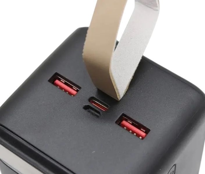 Портативный павербанк AWEI PA-13 50000mAh с быстрой зарядкой 22.5W и дисплеем Power bank 22213-13 фото