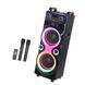 Музыкальна колонка большая на аккумуляторе с 2-ма радио микрофонами с USB/FM/Bluetooth NDR 1100 1000-1100 фото 9