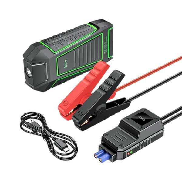 Автомобильное пусковое устройство бустер Hoco QS1 Portable Smart Car Jump Starter 10000mAh 2220-QS1 фото