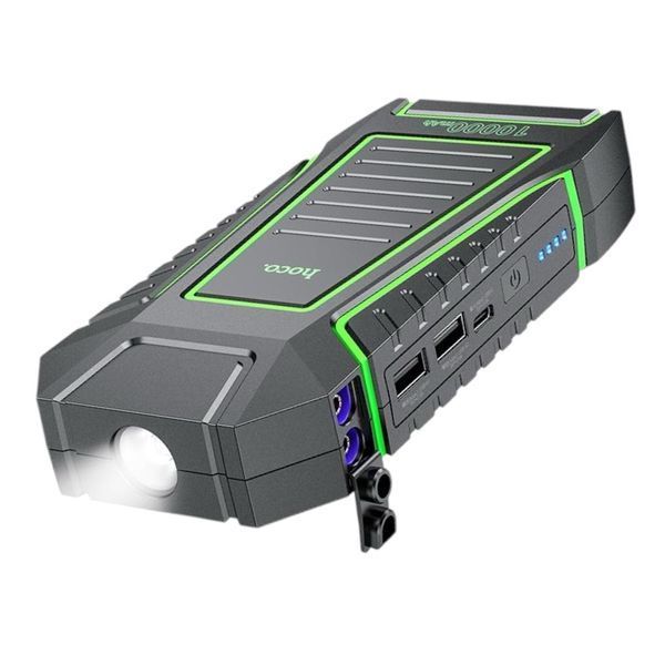 Автомобильное пусковое устройство бустер Hoco QS1 Portable Smart Car Jump Starter 10000mAh 2220-QS1 фото
