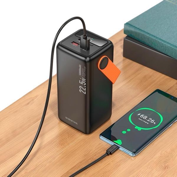 | УМБ Borofone Magnifico fully compatible power bank BJ66A 50000mAh |2USB/Type-C, PD/QC, 22.5W 2226-66 фото