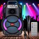Караоке колонка ZQS 20W с микрофоном и RGB-лампами: поддержка TF/USB/FM 221-8166 фото 1