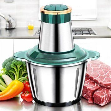 Кухонний комбайн BITEK BT-7019 - Блендер для харчових продуктів із нержавіючої сталі 1500W 2244-7019 фото