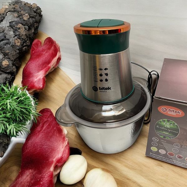 Кухонный комбайн BITEK BT-7019 - Блендер для пищевых продуктов из нержавеющей стали 1500W 2244-7019 фото
