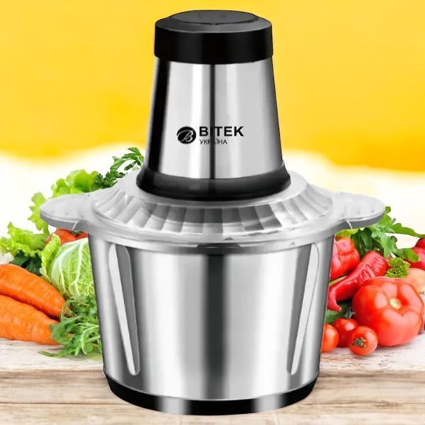 Кухонный комбайн BITEK BT-7019 - Блендер для пищевых продуктов из нержавеющей стали 1500W 2244-7019 фото
