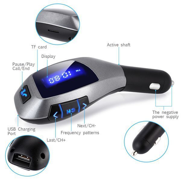 Bluetooth FM-модулятор (трансмітер) X8 812399668 фото