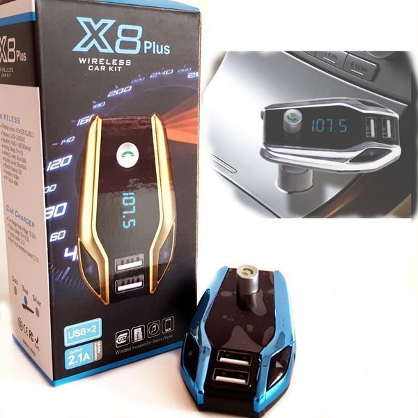 FM модулятор X8 Plus. Bluetooth трансмітер 913333445 фото