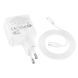 Адаптер мережевий HOCO 30w Type-C to Type-C Cable Lucky dual-port charger set C111A |1USB/1Type-C, 30W/3A, PD/QC| 2221-111 фото 3