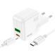Адаптер мережевий HOCO 30w Type-C to Type-C Cable Lucky dual-port charger set C111A |1USB/1Type-C, 30W/3A, PD/QC| 2221-111 фото 7