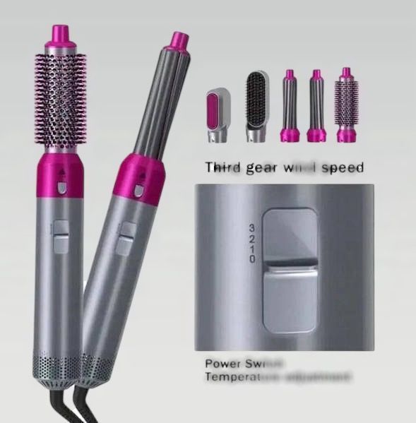 Стайлер для волосся фен 5 в 1 + кейс чохол HAIR BRUSH Дайсон 2220-9234 фото