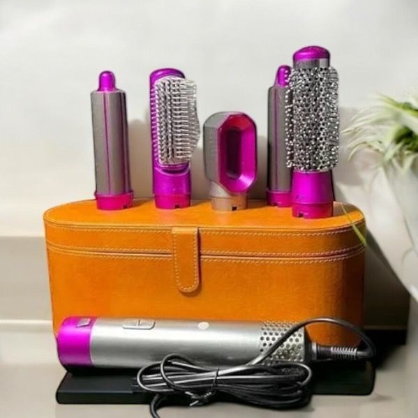 Стайлер для волосся фен 5 в 1 + кейс чохол HAIR BRUSH Дайсон 2220-9234 фото