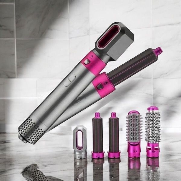 Стайлер для волосся фен 5 в 1 + кейс чохол HAIR BRUSH Дайсон 2220-9234 фото