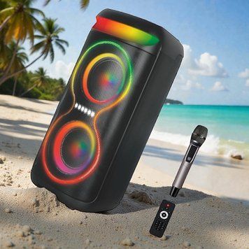 Акустика-караоке колонка XO-F70 Large Portable Party Speaker |40W, BT5.0, USB/TF, 4-10h| 2322-70 фото
