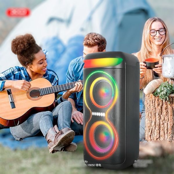 Акустика-караоке колонка XO-F70 Large Portable Party Speaker |40W, BT5.0, USB/TF, 4-10h| 2322-70 фото