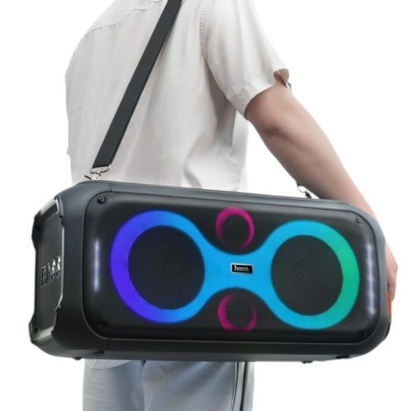 Акустическая система караоке колонка HOCO BT speaker DS50 |BT5.3, FM/USB/AUX/TF, 50W, 7h| 2225-050 фото