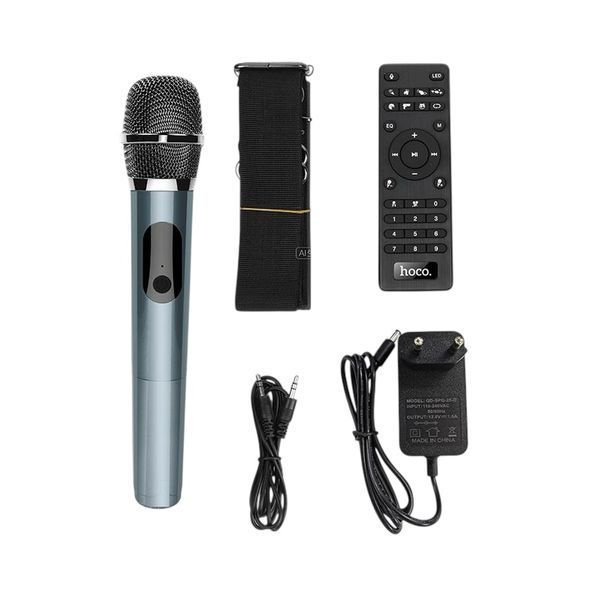 Акустическая система караоке колонка HOCO BT speaker DS50 |BT5.3, FM/USB/AUX/TF, 50W, 7h| 2225-050 фото