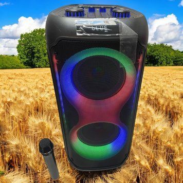 Мощная акустическая колонка ERA EAR E-881 с яркой LED подсветкой и насыщенным звуком 22822-881 фото