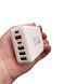 Зарядний пристрій живлення Блок живлення 65W 4 USB + 2 Type-C Швидка зарядка 2200-1766 фото 3