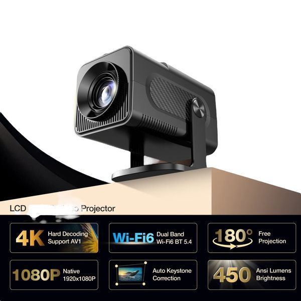 Проектор HCS350 (Android 11, 240 lumen, Bluetooth+WiFi, 1920*1080P) 2220350 фото