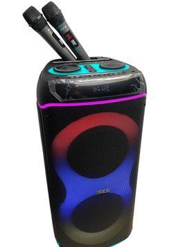 Акустическая переносная система караоке колонка с микрофоном ZXX-8085 80Вт 2x8&nbsp; 22221-8085 фото