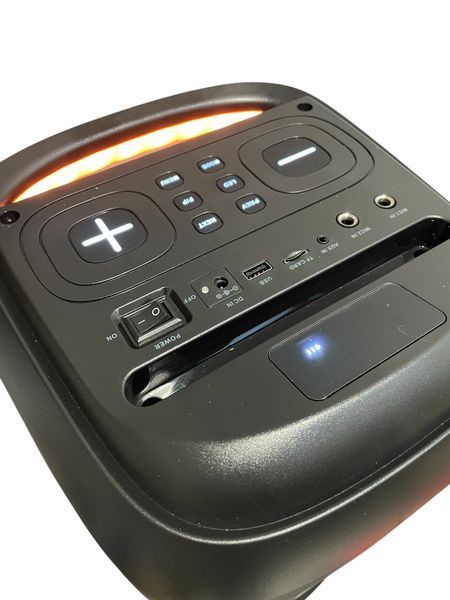 Акустическая переносная караоке колонка ZXX-5570 40 Вт 2x6" USB/TF/FM/BT/TWS/2MIC/ДУ&nbsp; 22270-5570 фото