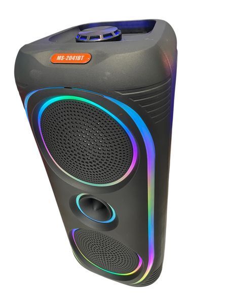 Портативна Bluetooth колонка MS-2041BT-W 50 Вт з і RGB-підсвіткою 2212-2041 фото