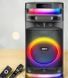 Акустична переносна Bluetooth караоке колонка GD-9005 з радіомікрофоном 8" 50 Вт FM, USB, AUX, RGB 2226-9005 фото 1