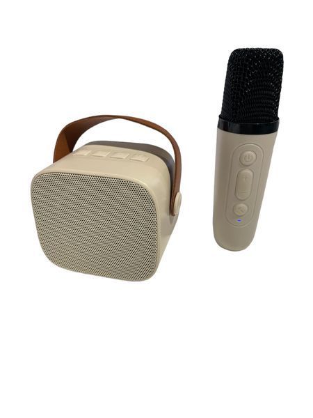Бездротова портативна bluetooth колонка з караоке + бездротовий мікрофон 100-К1 фото