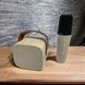 Бездротова портативна bluetooth колонка з караоке + бездротовий мікрофон 100-К1 фото 6